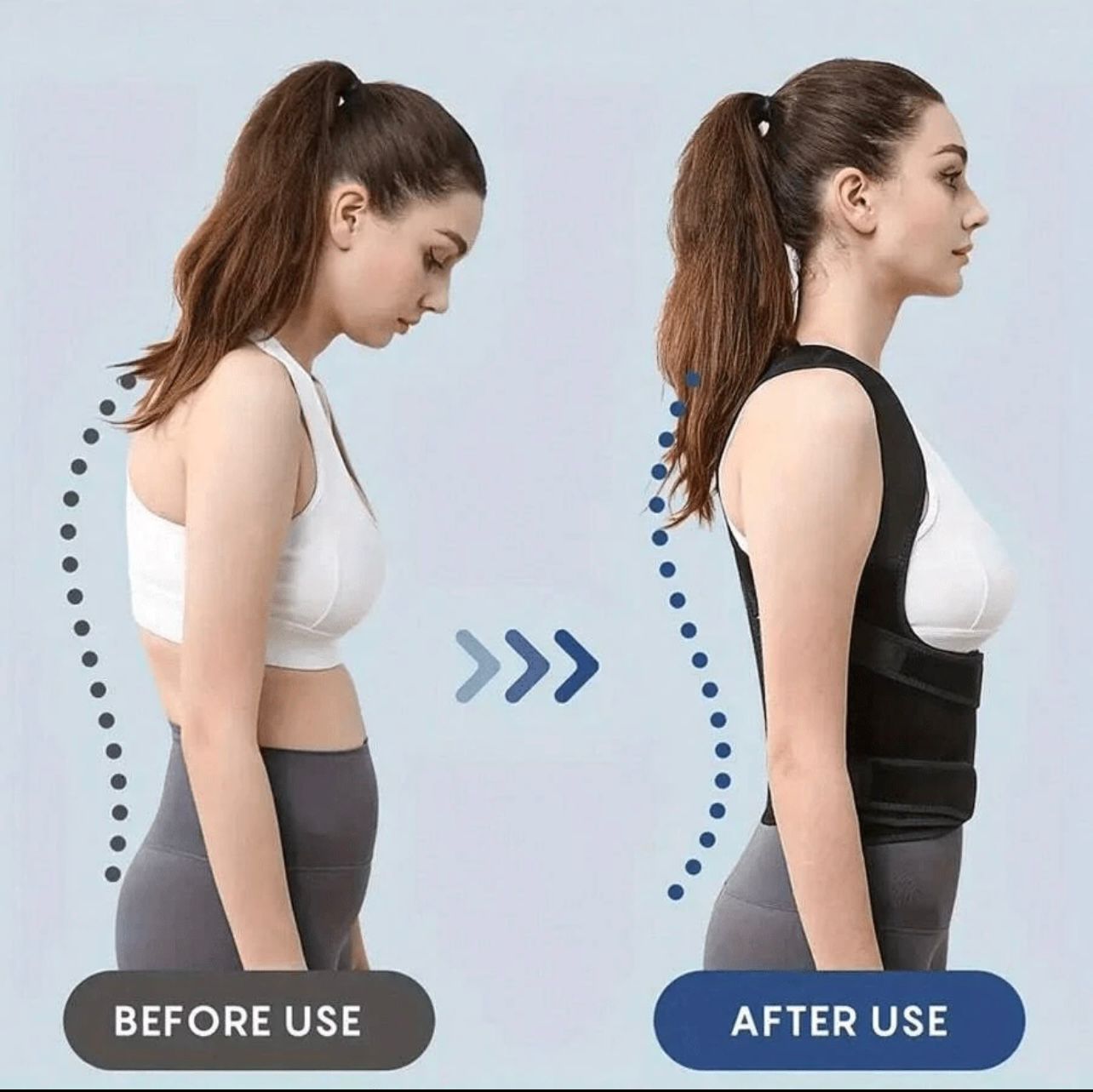 Correcteur de posture intelligent - Redresseur de dos ergonomique