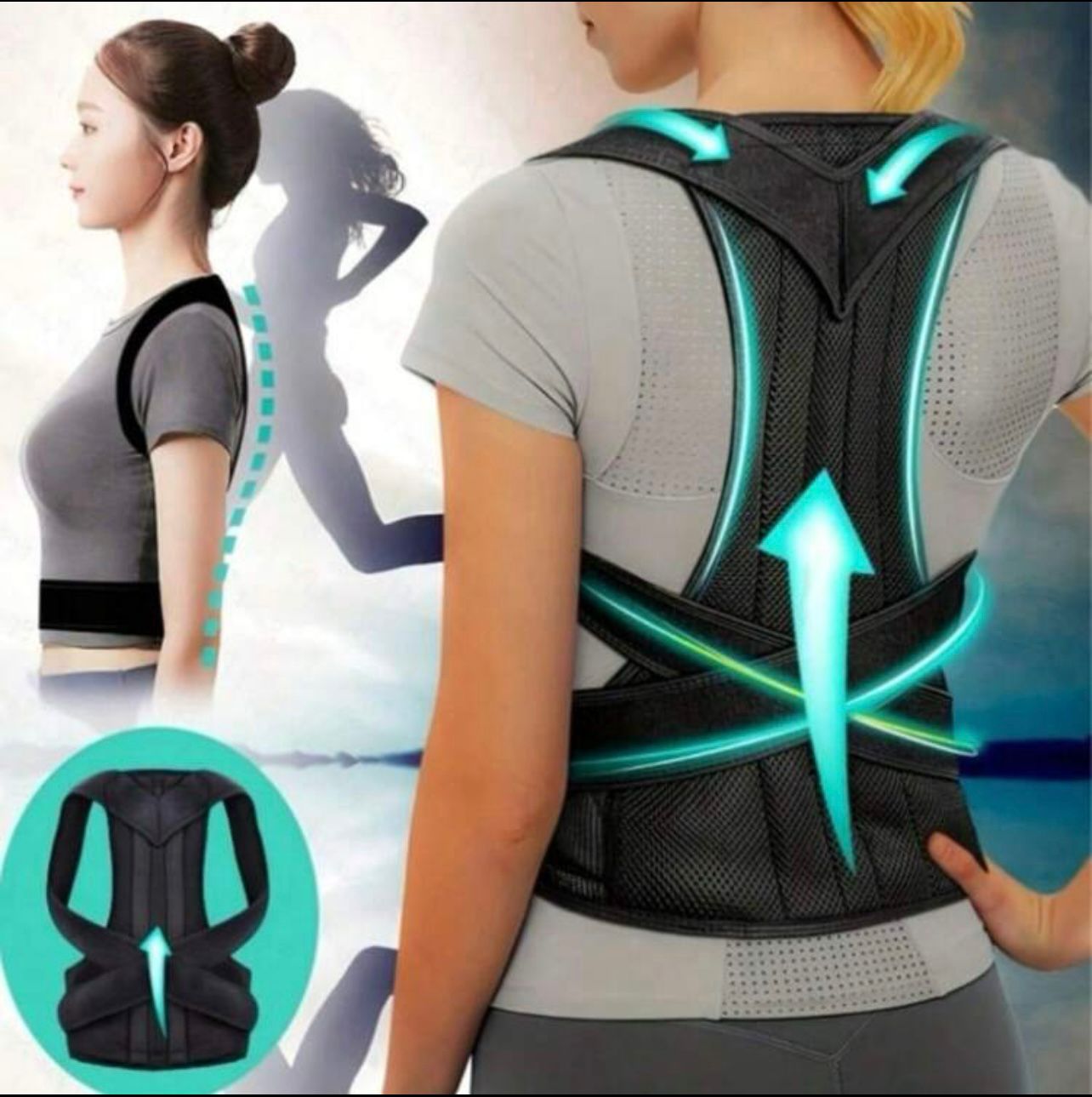 Correcteur de posture intelligent - Redresseur de dos ergonomique